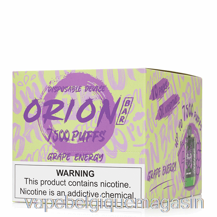 Vape Belgique [10-pack] Perdu Vape Orion Bar 7500 Jetable